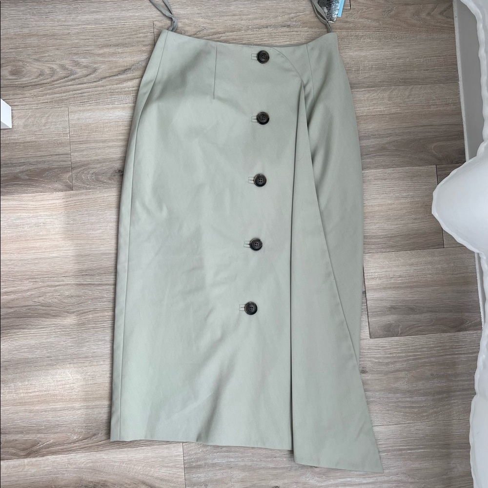 NWT Antonio Melani Pistachio MIDI Skirt